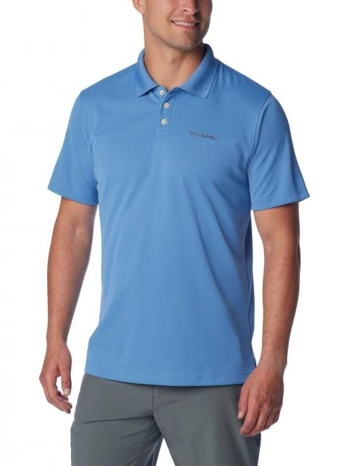 tricou cu guler pt. barbati Columbia Utilizer Polo albastru deschis 5