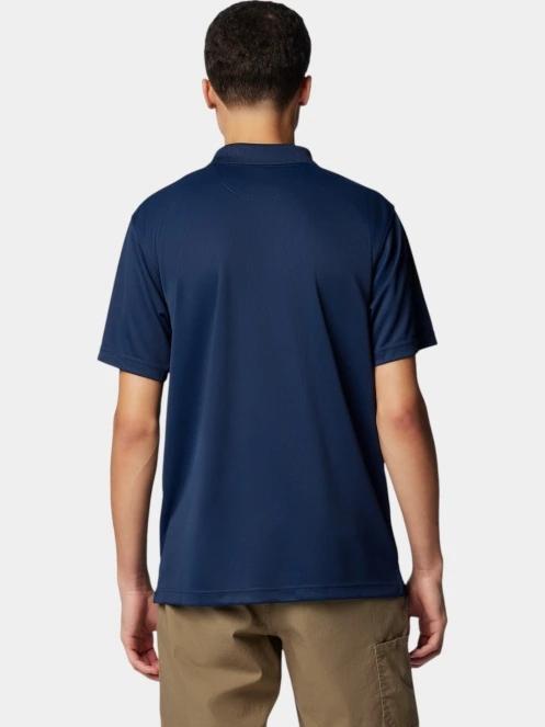 tricou cu guler pt. barbati Columbia Utilizer Polo albastru 4