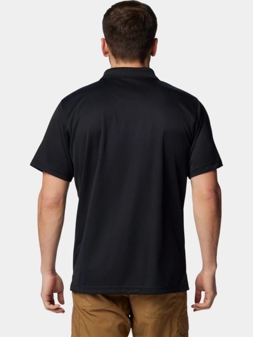 tricou de sport, cu guler pt. barbati Columbia Utilizer Polo negru 4