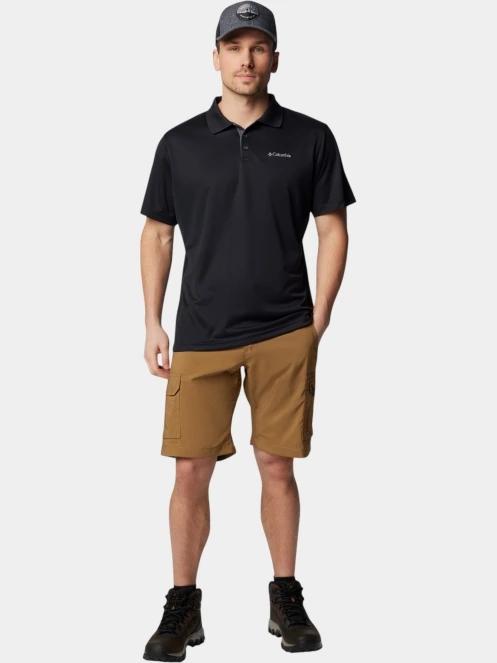 tricou de sport, cu guler pt. barbati Columbia Utilizer Polo negru 5