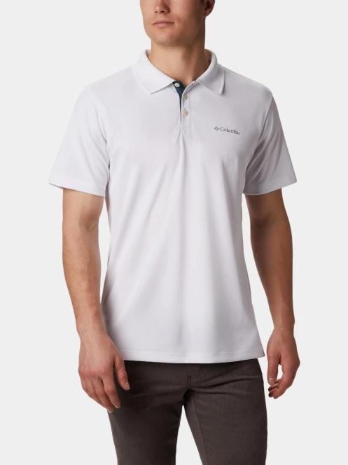 tricou de sport, cu guler pt. barbati Columbia Utilizer Polo alb 2