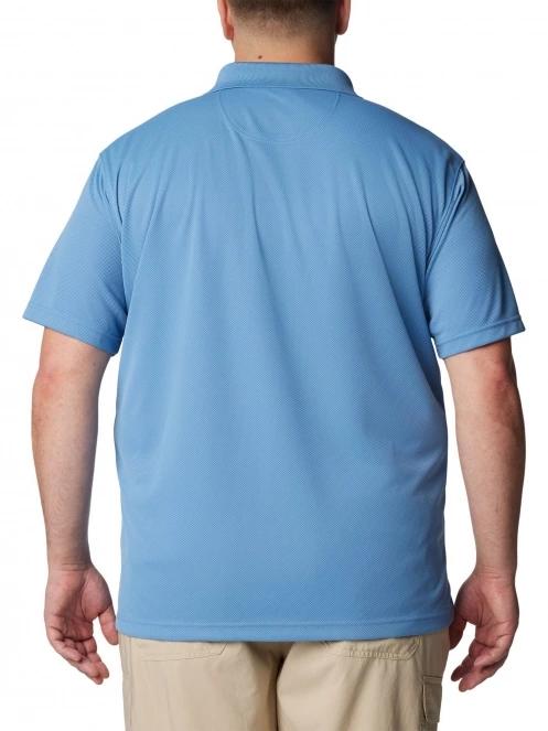 tricou cu guler pt. barbati Columbia Utilizer Polo albastru deschis 4