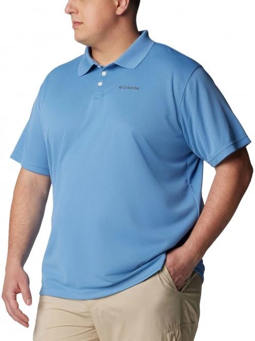 tricou cu guler pt. barbati Columbia Utilizer Polo albastru deschis 5