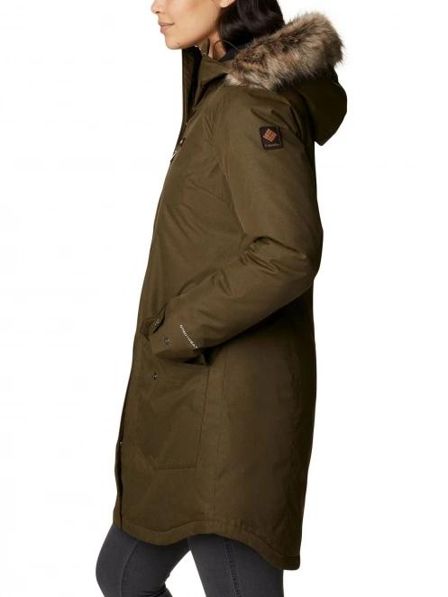 jacheta de iarna pt. femei Columbia Suttle Mountain Long Insulated Jacket verde 3