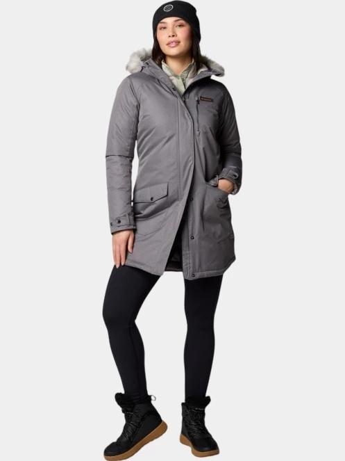 jacheta de iarna pt. femei Columbia Suttle Mountain Long Insulated Jacket gri 4