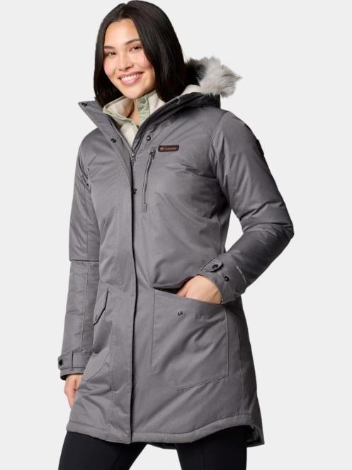 jacheta de iarna pt. femei Columbia Suttle Mountain Long Insulated Jacket gri 5