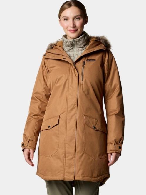 jacheta de iarna pt. femei Columbia Suttle Mountain Long Insulated Jacket maro 2