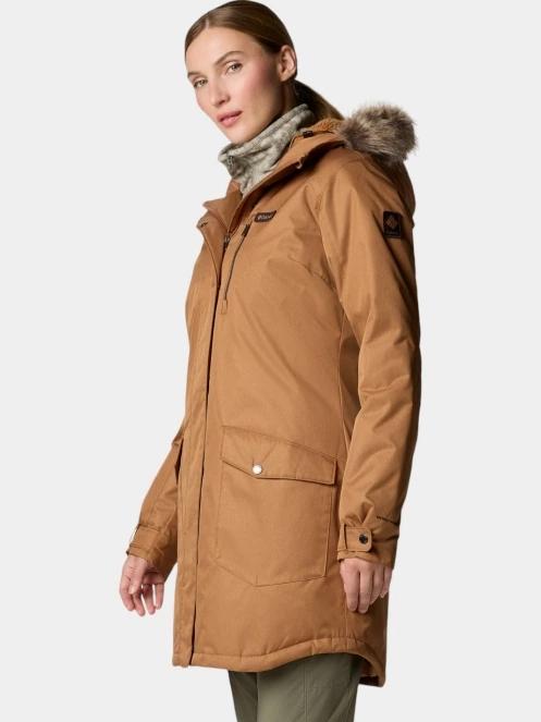 jacheta de iarna pt. femei Columbia Suttle Mountain Long Insulated Jacket maro 3