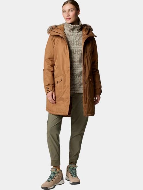 jacheta de iarna pt. femei Columbia Suttle Mountain Long Insulated Jacket maro 5
