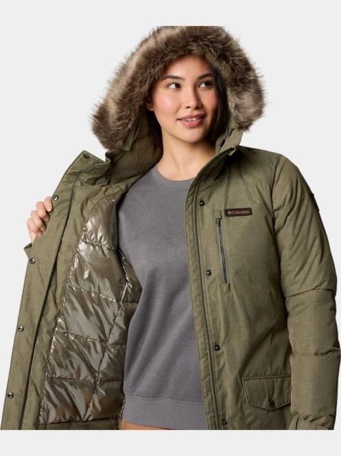jacheta de iarna pt. femei Columbia Suttle Mountain Long Insulated Jacket verde 7