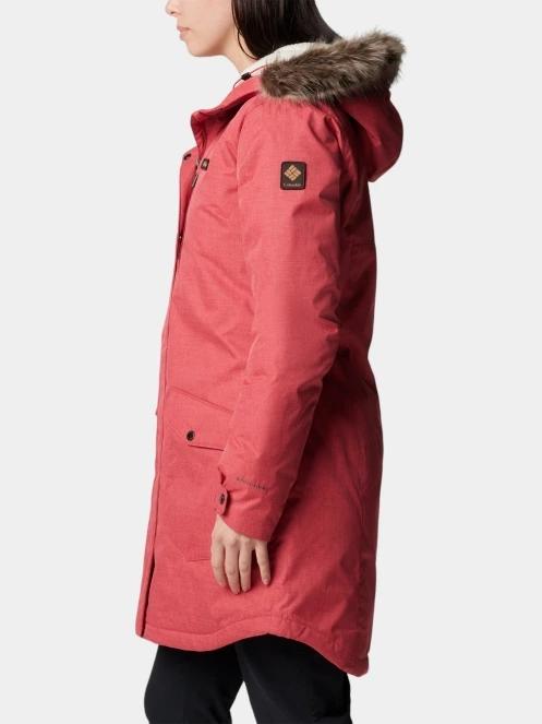 jacheta de iarna pt. femei Columbia Suttle Mountain Long Insulated Jacket rosu 3