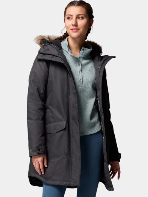 jacheta de iarna pt. femei Columbia Suttle Mountain Long Insulated Jacket negru 6