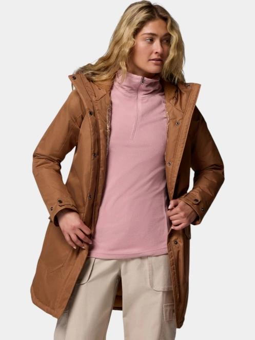 jacheta de iarna pt. femei Columbia Suttle Mountain Long Insulated Jacket maro 5