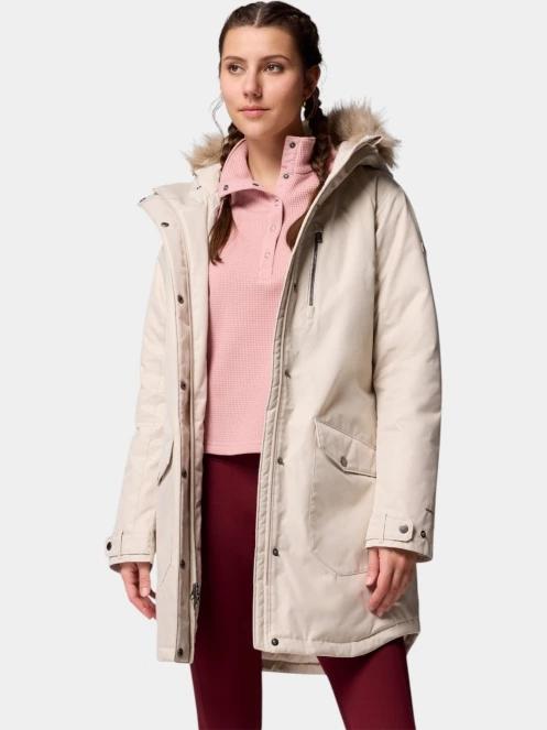 jacheta de iarna pt. femei Columbia Suttle Mountain Long Insulated Jacket nisip 5