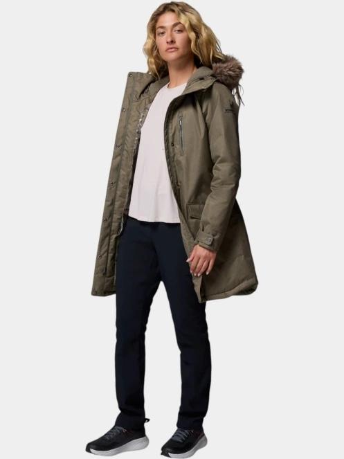 jacheta de iarna pt. femei Columbia Suttle Mountain Long Insulated Jacket verde 7