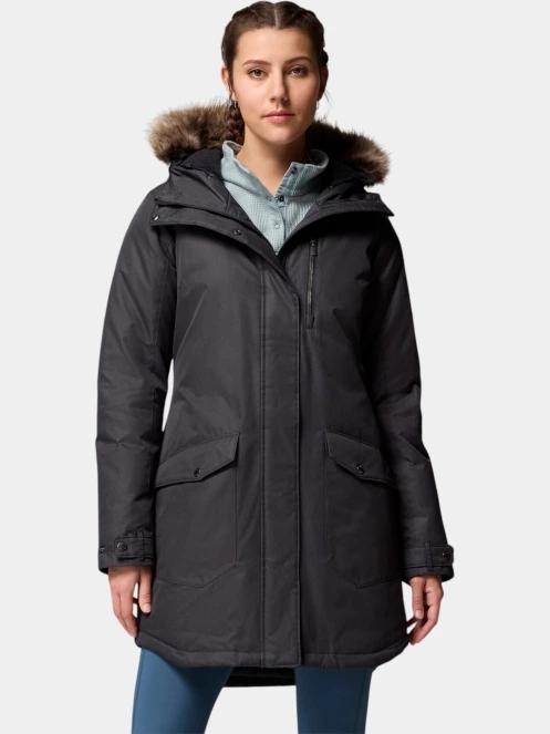 jacheta de iarna pt. femei Columbia Suttle Mountain Long Insulated Jacket negru 2