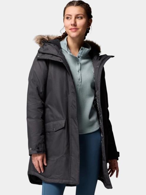 jacheta de iarna pt. femei Columbia Suttle Mountain Long Insulated Jacket negru 6