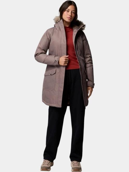 jacheta de iarna pt. femei Columbia Suttle Mountain Long Insulated Jacket maro 5