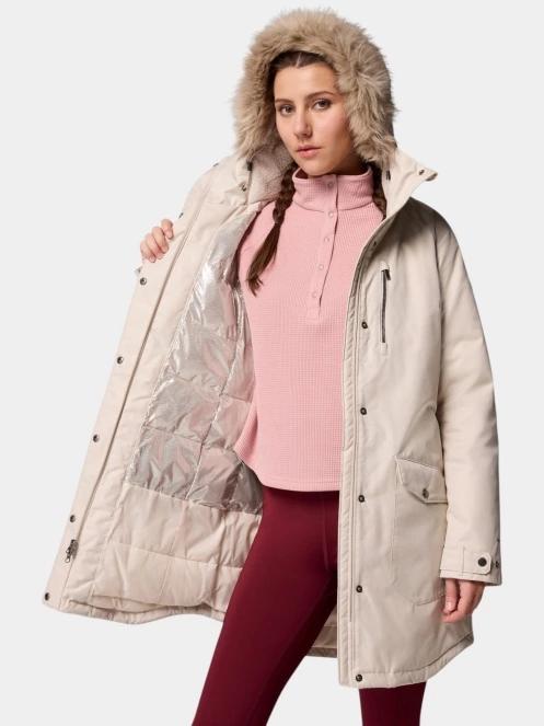 jacheta de iarna pt. femei Columbia Suttle Mountain Long Insulated Jacket nisip 7