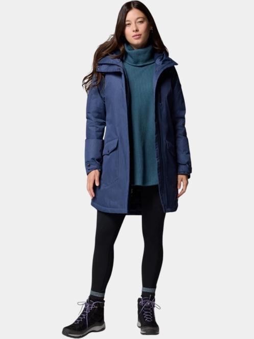 jacheta de iarna pt. femei Columbia Suttle Mountain Long Insulated Jacket albastru inchis 4