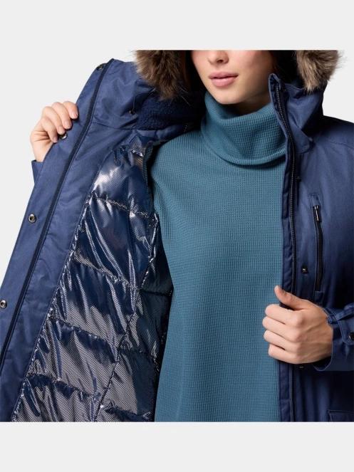 jacheta de iarna pt. femei Columbia Suttle Mountain Long Insulated Jacket albastru inchis 5