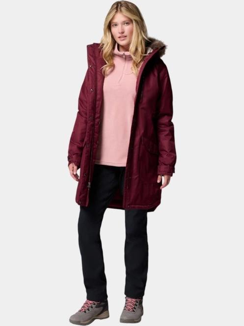 jacheta de iarna pt. femei Columbia Suttle Mountain Long Insulated Jacket bordo 5