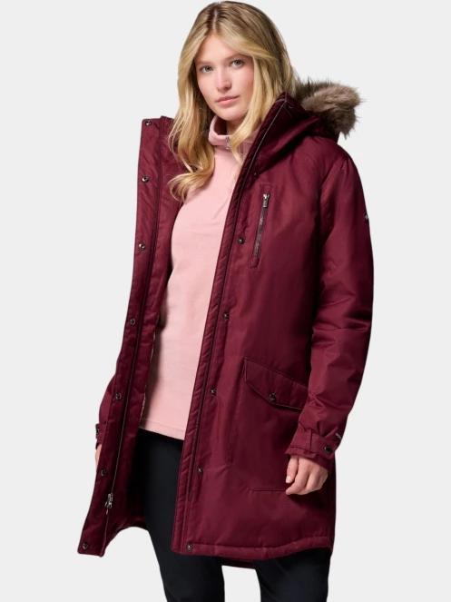 jacheta de iarna pt. femei Columbia Suttle Mountain Long Insulated Jacket bordo 6