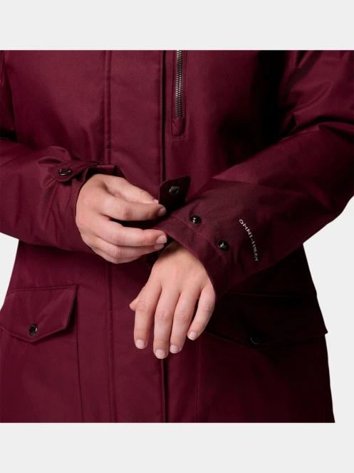 jacheta de iarna pt. femei Columbia Suttle Mountain Long Insulated Jacket bordo 10