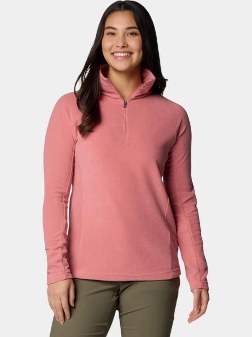 pulover polar pt. femei Columbia Glacial IV 1/2 Zip roz 2