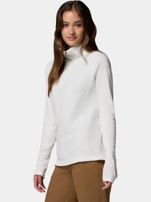 pulover polar pt. femei Columbia Glacial Iv 1/2 Zip alb 3