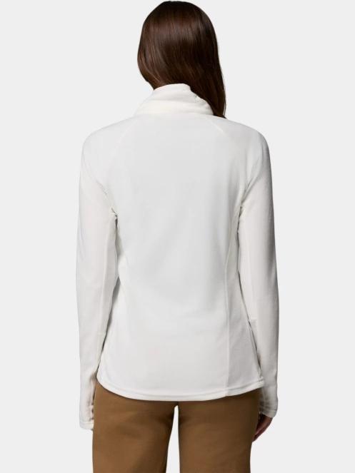 pulover polar pt. femei Columbia Glacial Iv 1/2 Zip alb 4
