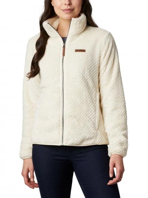 pulover polar pt. femei Columbia Fire Side II Sherpa Full Zip nisip 2
