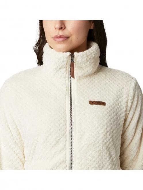 pulover polar pt. femei Columbia Fire Side II Sherpa Full Zip nisip 6