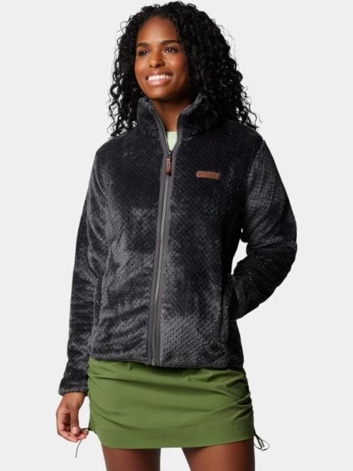 pulover polar pt. femei Columbia Fire Side II Sherpa Full Zip negru 2