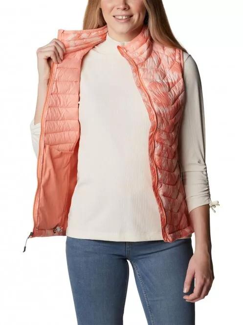 vesta pt. femei Columbia Powder Pass Vest roz 5