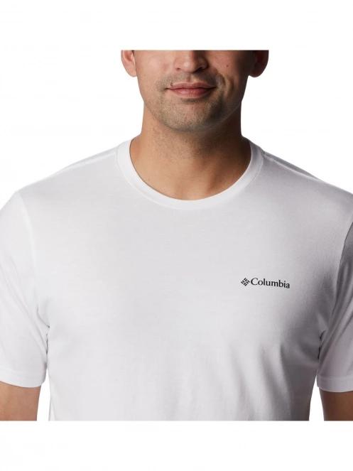 tricou cu maneci scurte pt. barbati Columbia North Cascades Short Sleeve Tee alb 5