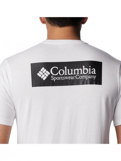 tricou cu maneci scurte pt. barbati Columbia North Cascades Short Sleeve Tee alb 6