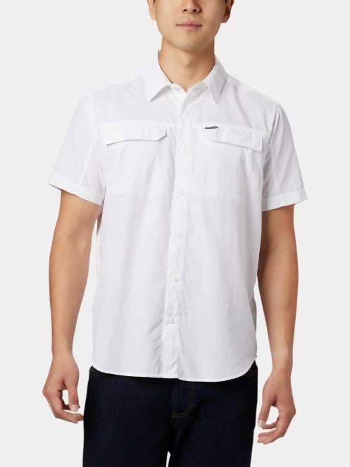 camasa de drumetie cu maneci scurte pt. barbati Columbia Silver Ridge 2.0 Short Sleeve Shirt alb 2