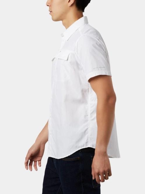 camasa de drumetie cu maneci scurte pt. barbati Columbia Silver Ridge 2.0 Short Sleeve Shirt alb 3