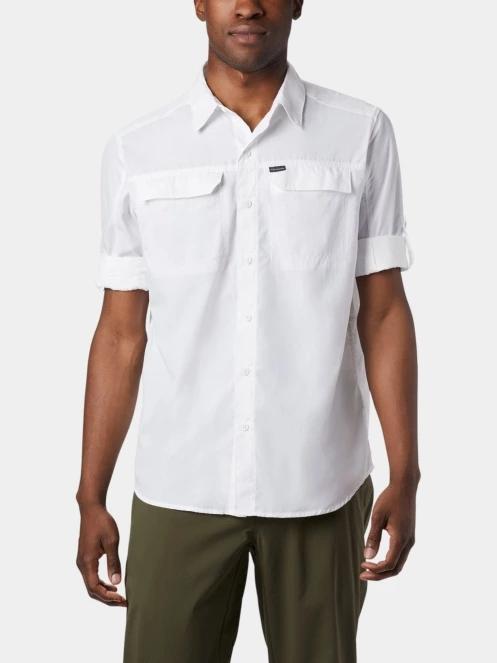 camasa cu maneci lungi pt. barbati Columbia Silver Ridge2.0 Long Sleeve Shirt alb 2