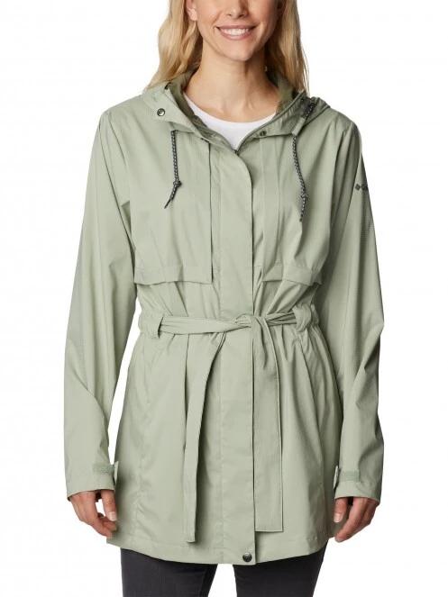 haine de ploaie pt. femei Columbia Pardon My Trench Rain Jacket verde 2