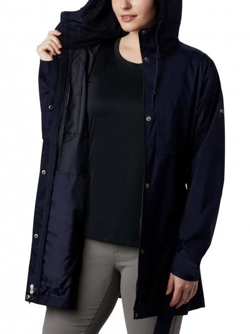 haine de ploaie pt. femei Columbia Pardon My Trench Rain Jacket albastru 5