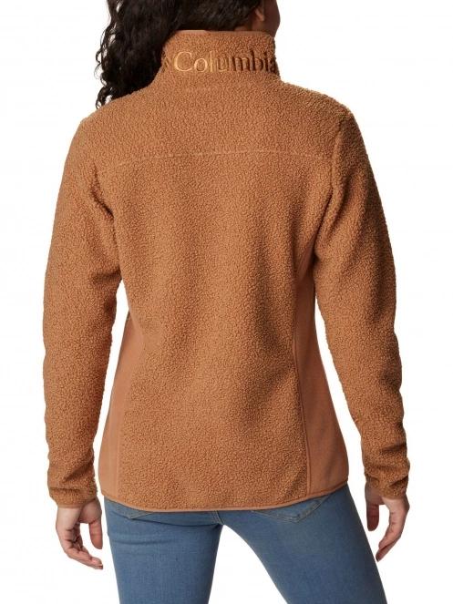 pulover polar pt. femei Columbia Panorama Full Zip maro 4