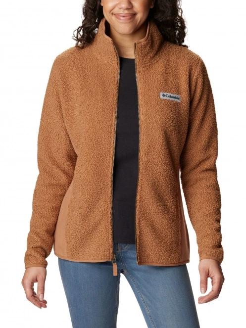 pulover polar pt. femei Columbia Panorama Full Zip maro 5