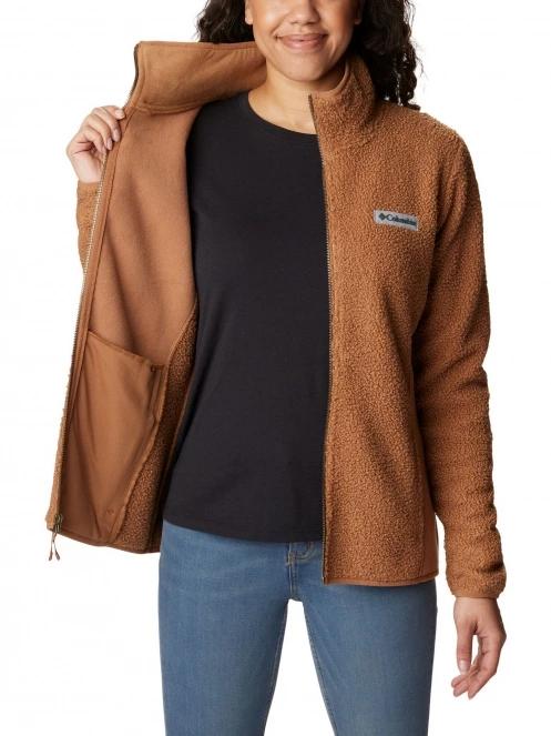 pulover polar pt. femei Columbia Panorama Full Zip maro 6