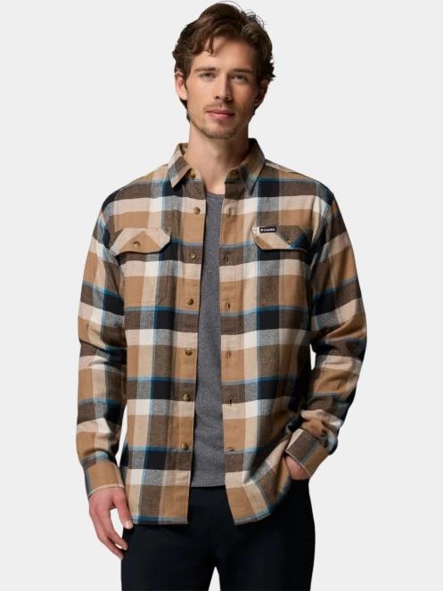 camasa cu maneci lungi pt. barbati Columbia Flare Gun Stretch Flannel maro 2