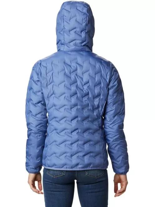 jacheta de primavara pt. femei Columbia Delta Ridge Down Hooded Jacket albastru 3