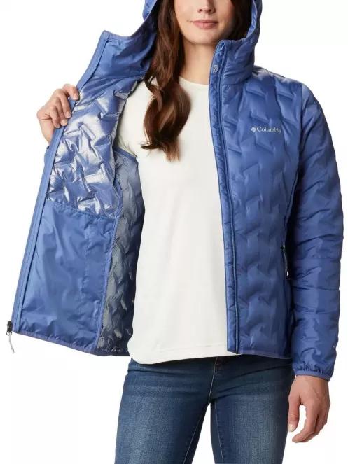 jacheta de primavara pt. femei Columbia Delta Ridge Down Hooded Jacket albastru 5