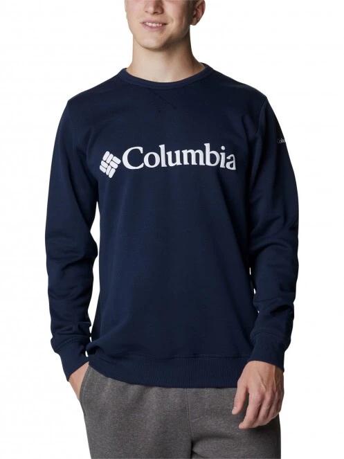 pulover pt. barbati Columbia M Columbia Logo Fleece Crew albastru 2