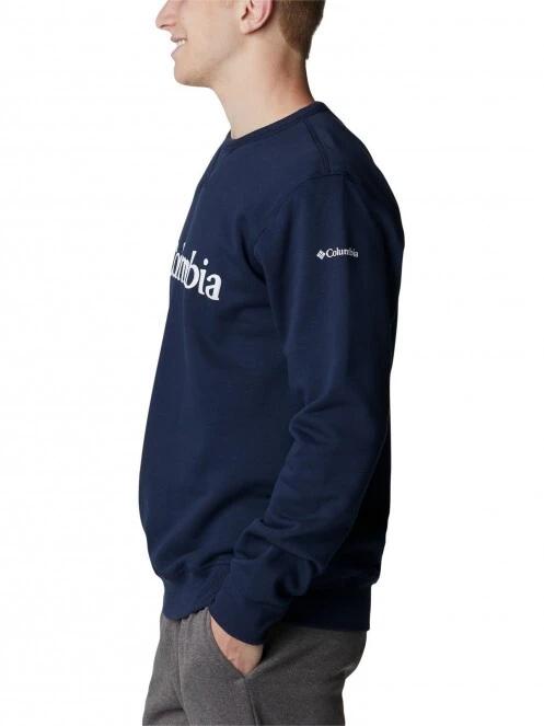 pulover pt. barbati Columbia M Columbia Logo Fleece Crew albastru 3